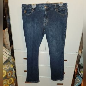 Women's Harley Davidson size 16 petite blue jeans